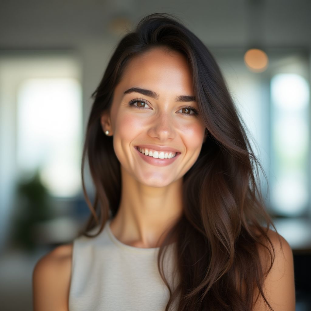 Retrato de Ana Pérez, usuaria satisfecha.