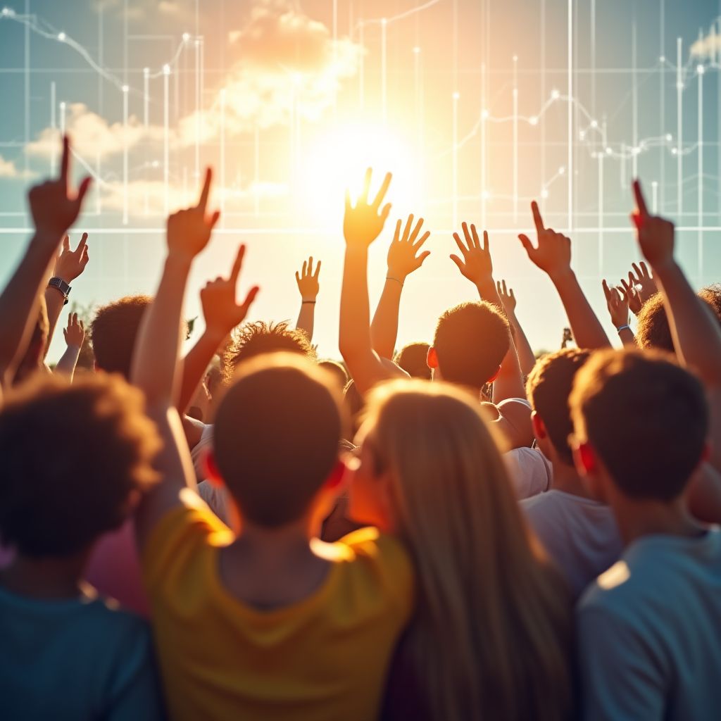 Persona mirando un horizonte brillante que simboliza el futuro financiero.